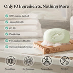 Elliqua No.3 Aloe Vera & Kaolin Clay Soothing Body Bar, 3.5oz - 1-Pack