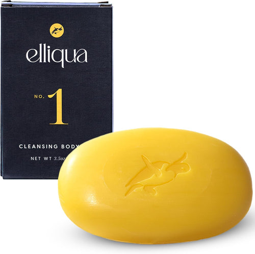 Elliqua No. 1 Revitalising Body Skincare Bar - Vitamin E & Botanical Oils, 3.5oz
