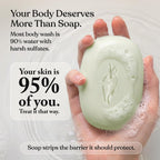 Elliqua No.3 Aloe Vera & Kaolin Clay Soothing Body Bar, 3.5oz - 1-Pack