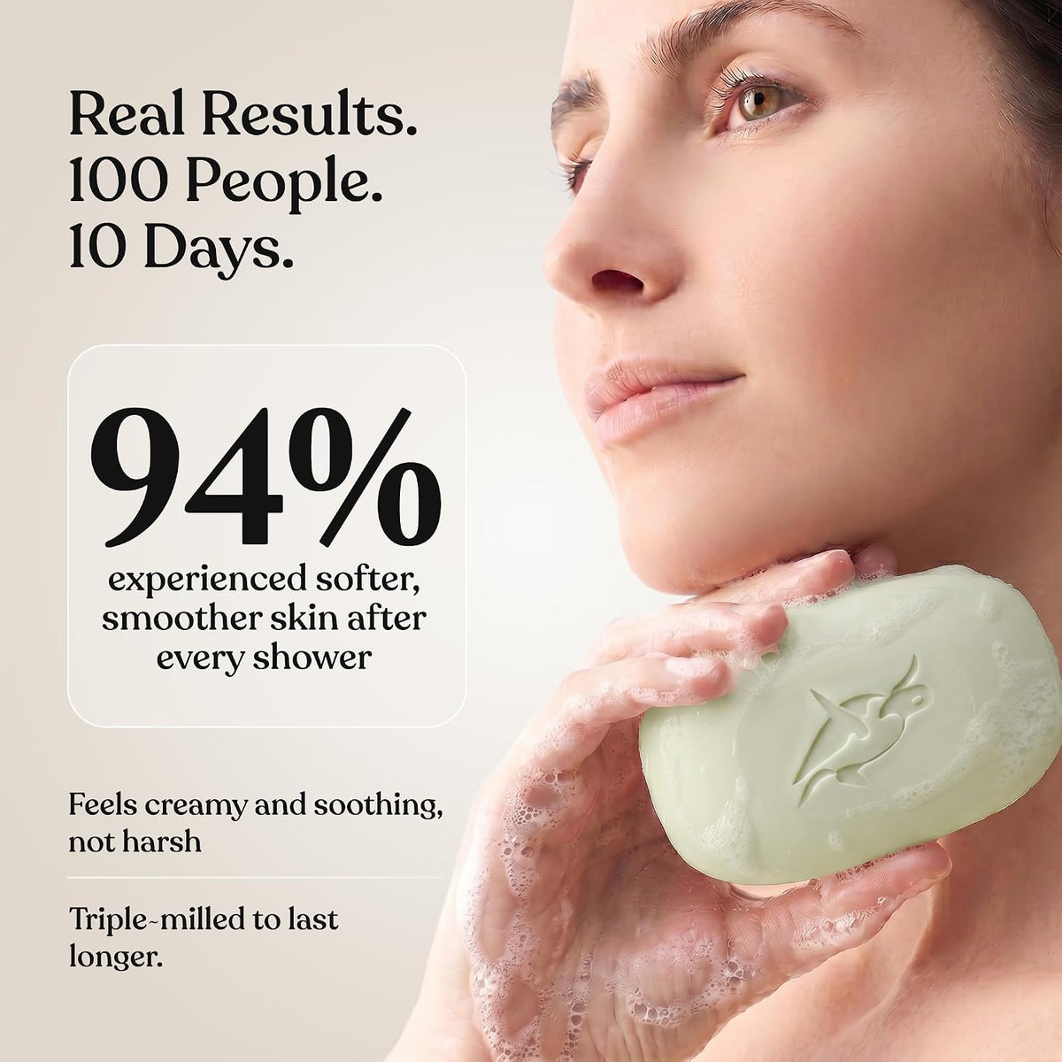 Elliqua No.3 Aloe Vera & Kaolin Clay Soothing Body Bar, 3.5oz - 1-Pack