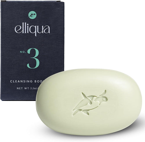 Elliqua No. 3 Soothing Body Skincare Bar - Aloe Vera & Kaolin Clay, 3.5oz